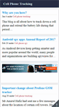 Mobile Screenshot of cellphonetrackers.org